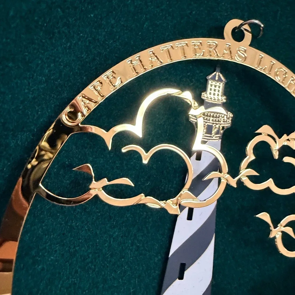 Strawbridge's Cape Hatteras Lighthouse Brass Ornament Philadelphia Collection